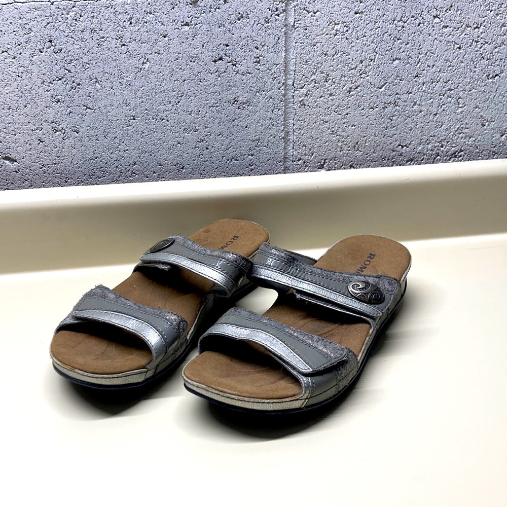 Romika Silver Sandals Size 38